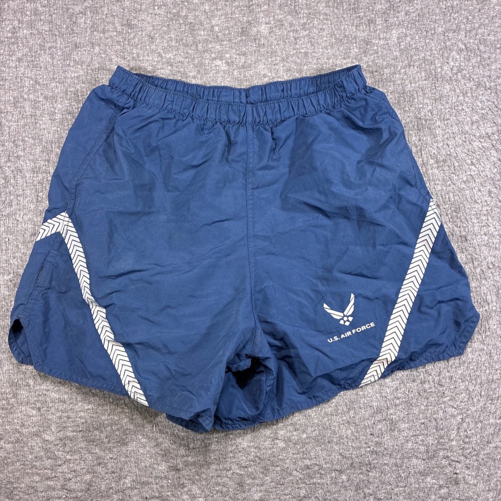 US Air Force PTU‎ Trunks Mens Medium Blue Reflective Physical Training Shorts